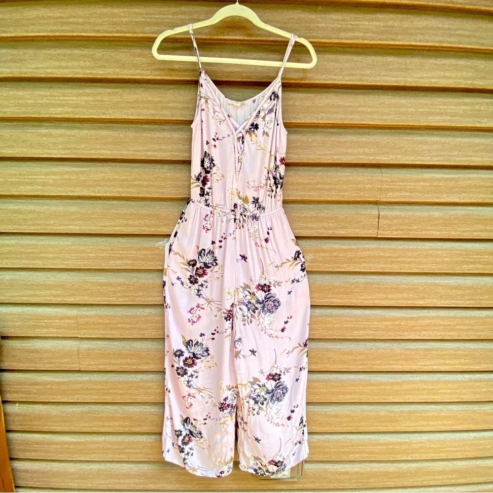 American Eagle Outfitters Floral Jumpsuit